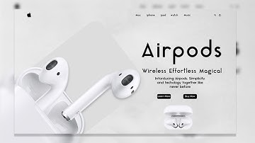 how to design apple airpods pro ui design concept 2022 |airpods banner | airpods design in photoshop