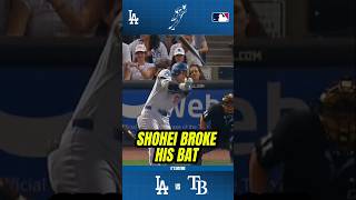 Shohei Breaks Bat and Still Gets On Base