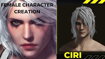 ELDEN RING Ciri (The Witcher 3: The Wild Hunt) - Attractive Female Character Creation Tutorial