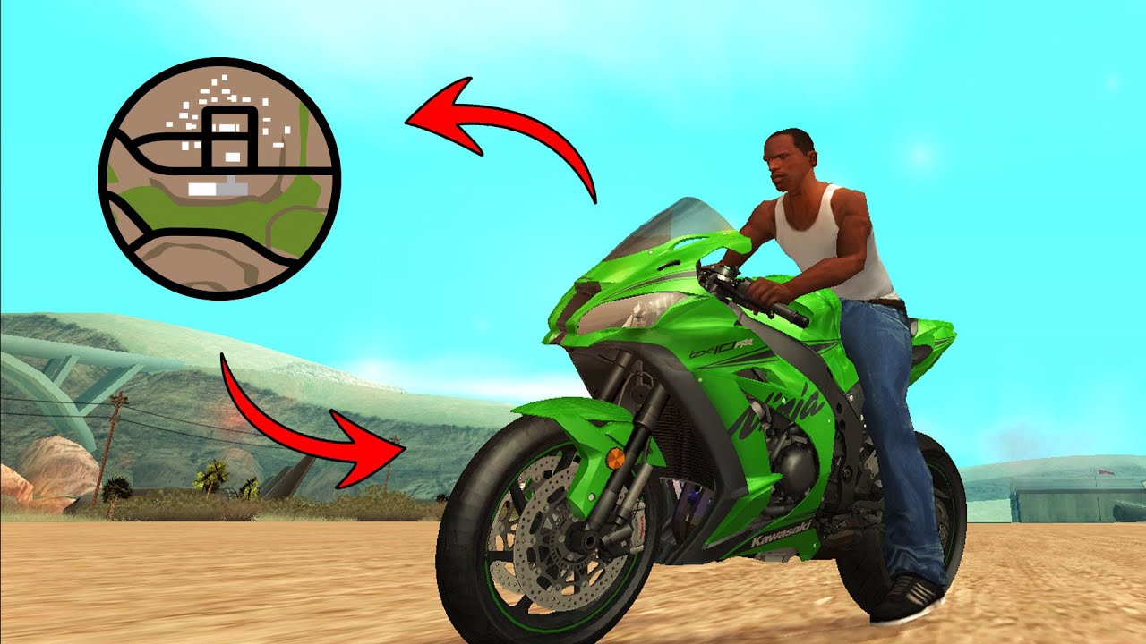 Secret CBR 600 Bike Location in GTA San Andreas