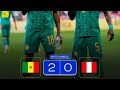 Senegal🇸🇳 2 - 0 🇵🇪 Pérou pape a bien géré son match et les nouveau joueurs vont jouer 