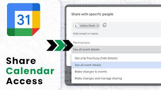 How to Share Google Calendar with Others (Access Control Basics)