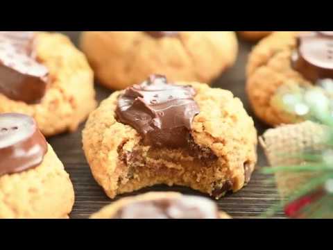 Flourless Peanut Butter Blossom Cookies