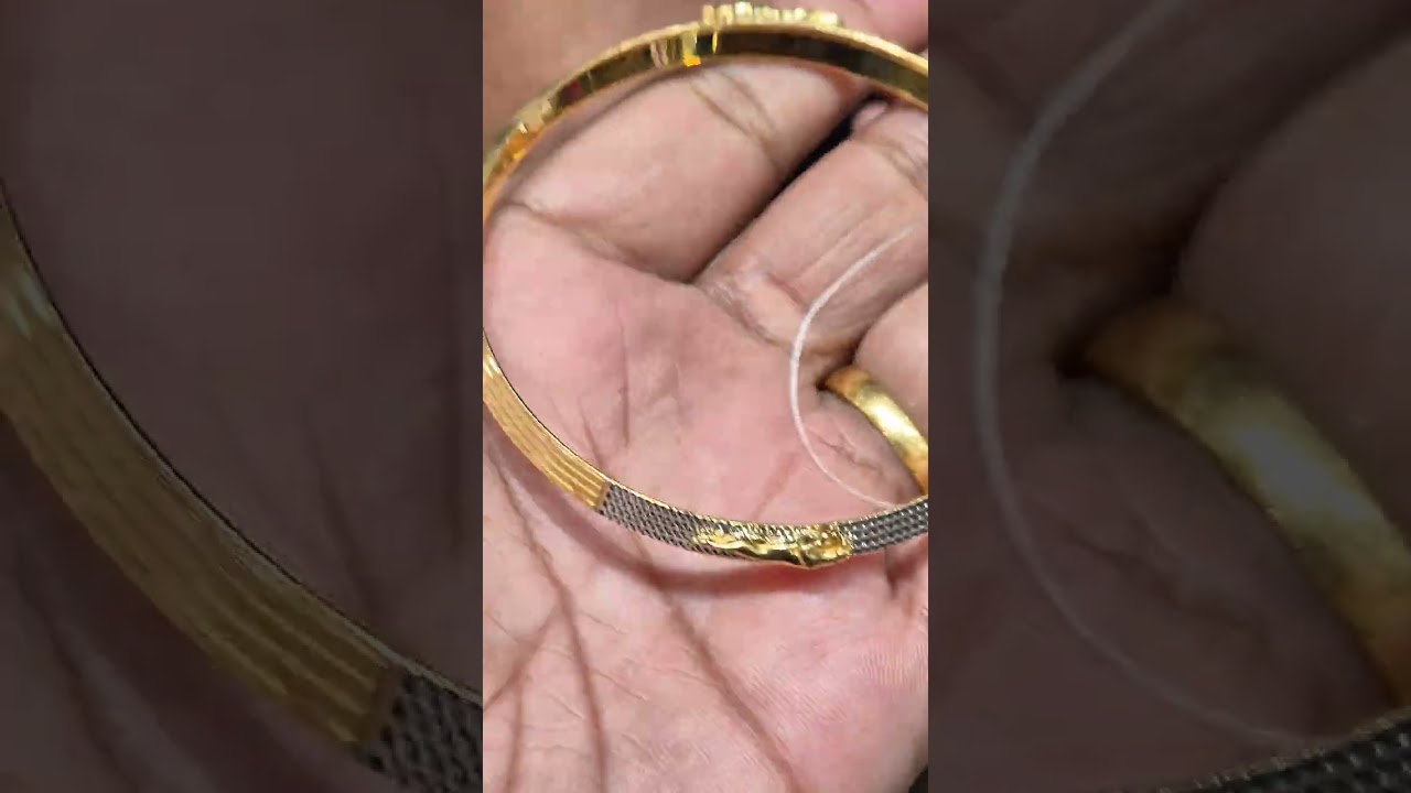 Latest Mens Gold kada Designs | Gold Kada for Men's Exclusive Jaguar Design | Mukunda Jewellers |