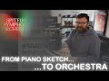 Piano sketch to orchestra with spitfire symphony orchestra