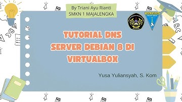 Tutorial Konfigurasi DNS Server Debian 8