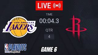 NBA LIVE! Los Angeles Lakers vs Houston Rockets | May 2, 2026 | Game  6 NBA Playoffs Live