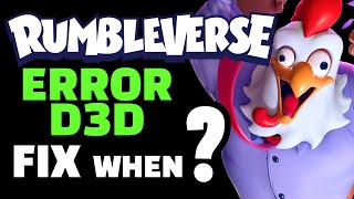 RUMBLEVERSE D3D LN-160 ERROR  NOT WORKING  SERVERS DOWN  FIX WHEN 
