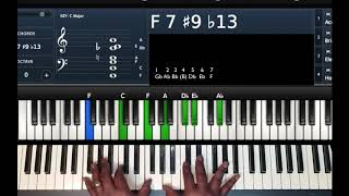 FGb Chord Progression Tutorial 4 3 2 5 1 7 3 6 2 5 1