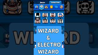 WIZARD & ELECTRO WIZARD EMOTE COMBO #clashroyale #clashroyaleemote #emote #supercell #clash #clashha