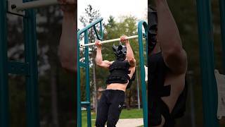 Insane Calisthenics combo with weighted vest🥶😈