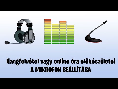 Videó: Hogyan Távolítsuk El A Mikrofon Hátterét