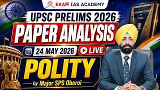 UPSC PRELIMS 2026 PAPER ANALYSIS POLITY