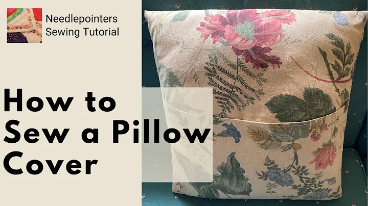 How to Sew an Easy Envelope Pillow Cover in Minutes (No Zipper!)