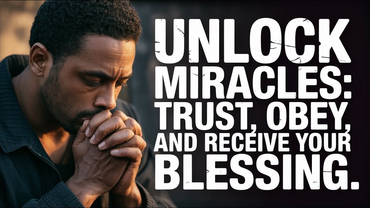 Embrace the Divine Call: Trust and Obey for Miraculous Blessings Today | Sacred Morning Prayer