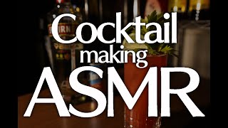 Cocktail making ASMR