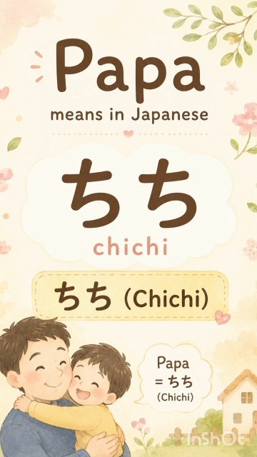 My Father in Japanese | Chichi (父) | Learn Japanese Family Words