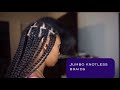 DIY Jumbo Knotless Box Braids From Start to Finish | Shaaanelle