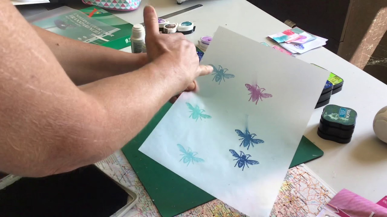 Quelle encre  sur calque, sur transparent ?