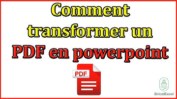 Comment transformer un pdf en powerpoint