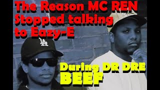 Why MC Ren stopped talkin to Eazy after DRE left  #drdre #mcren #eazye #lastsong