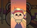 まってむりニヤニヤが止まらなすぎてもれそう・・・ #もれちっち #ショートアニメ #キャラクター