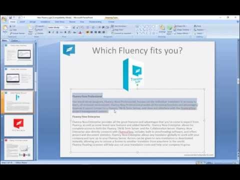 Fluency Now Demonstration -  Proz Virtual Event