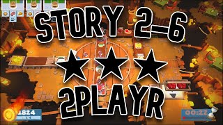 [오버쿡드2 3성] 2인 공략 2-6 2152점  (overcooked2 2p 2-6)