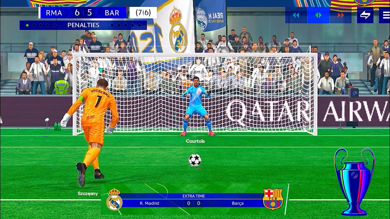 Penalty Shootout • UCL Final Trophy • FC Barcelona Vs Real Madrid CF ...