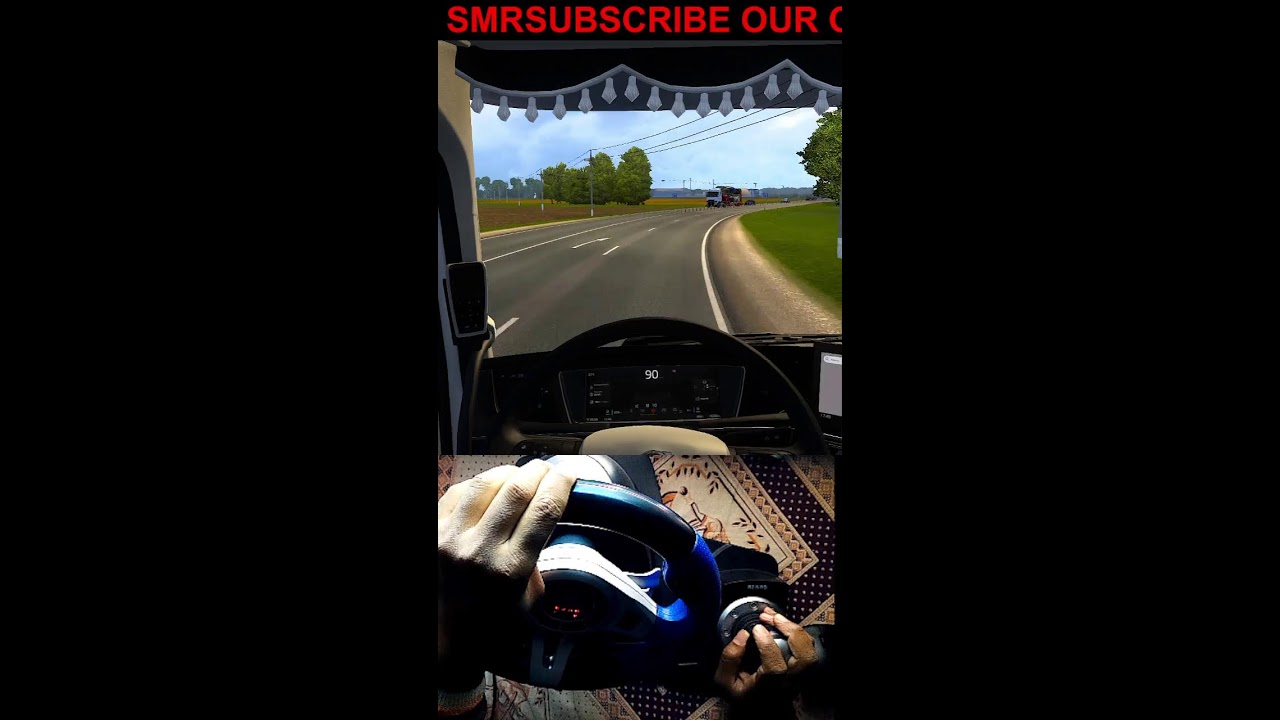 VOLVO TRUCK DRIVING 12 Wheeler Long Truck Gameplay With Steering Wheel 