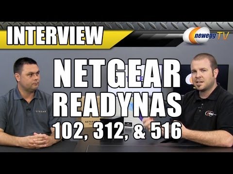 NETGEAR ReadyNAS 102, 312, & 516 Series Interview - Newegg TV