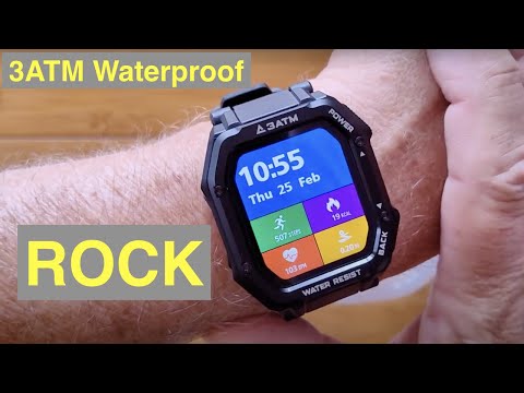 KOSPET ROCK 3ATM Waterproof Swimming Health/Fitness Rugged Smartwatch: Unboxing and 1st Look