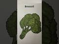 Easy Broccoli 🥦 Drawing for Kids #drawing #drawing4kids #shortsviral #vegetabledrawing #kidsdrawing