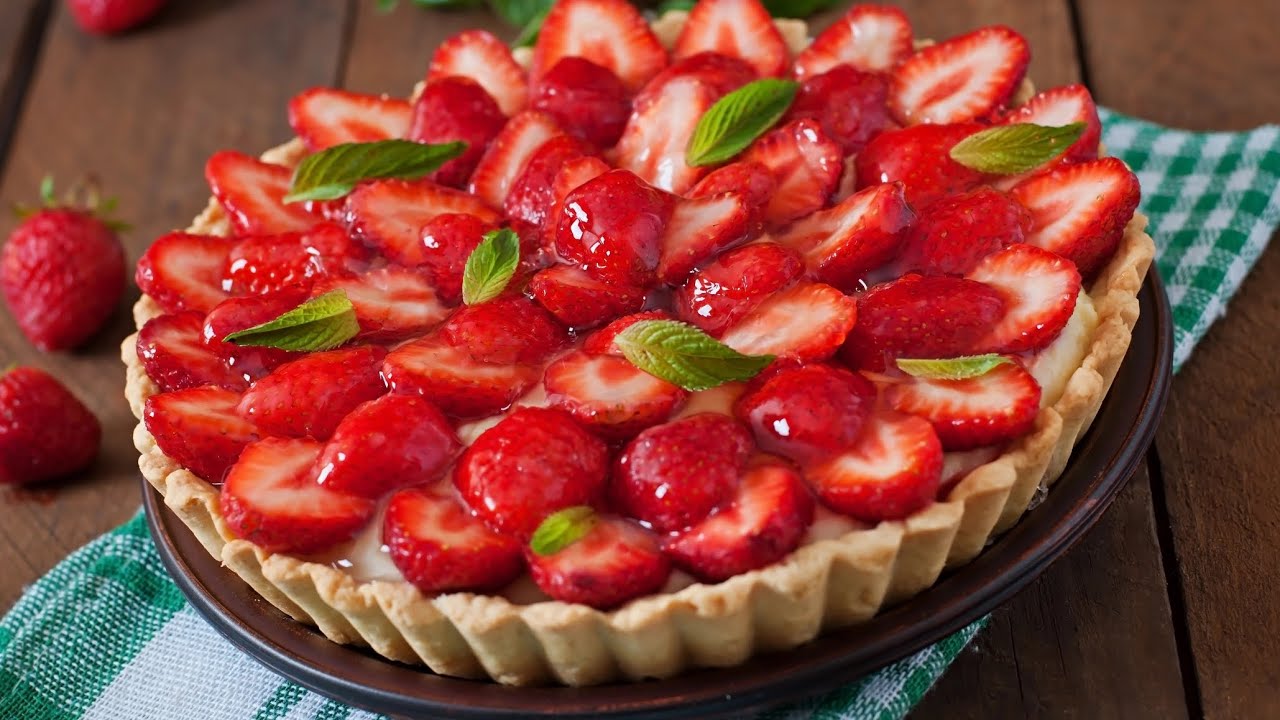 Torta de Morango - Sobremesa de Natal