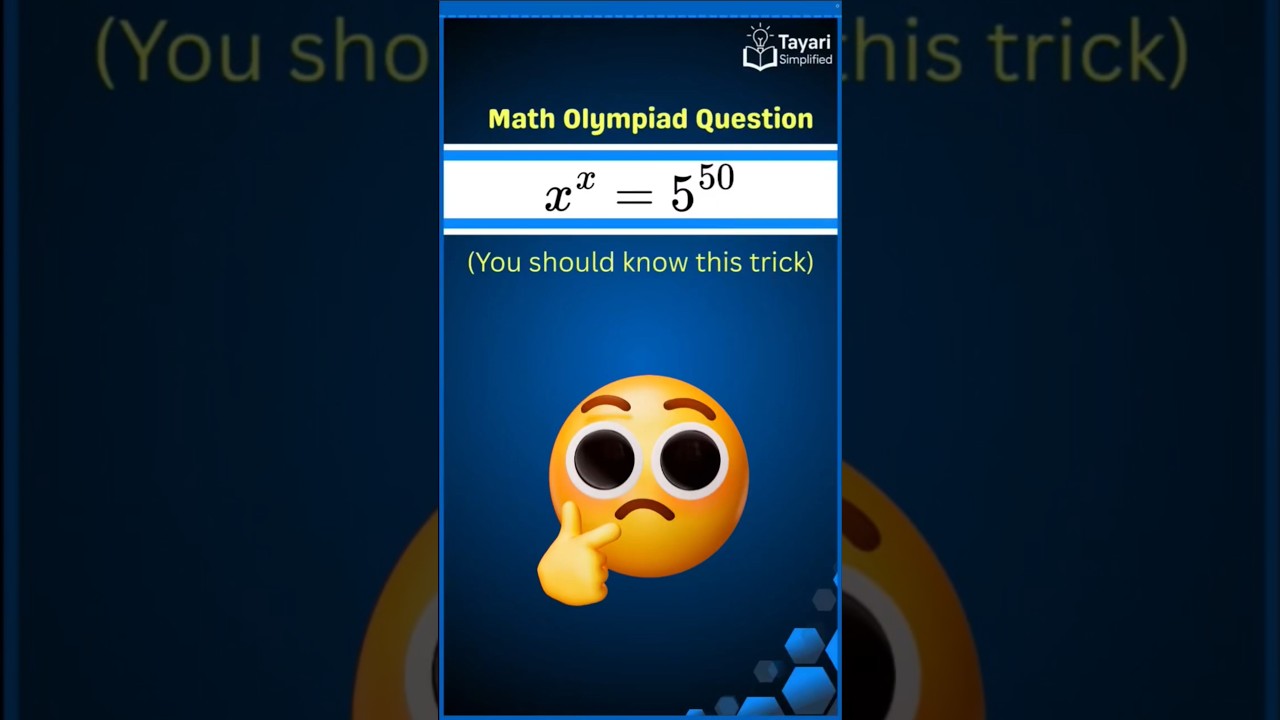 Can You Solve This Olympiad Question? 😵 