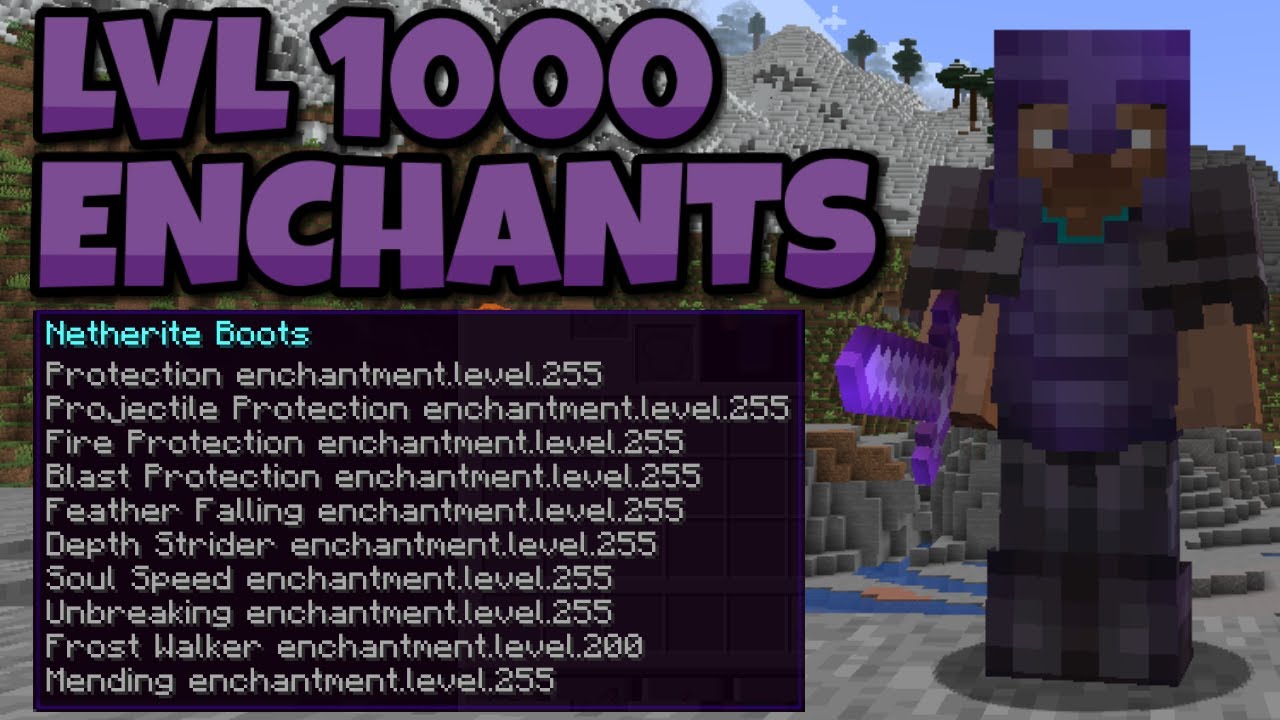 How To Get Multiple OP Enchantments in Minecraft - YouTube