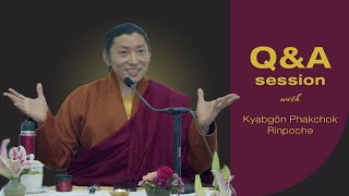 Q&A session with Kyabgön Phakchok Rinpoche