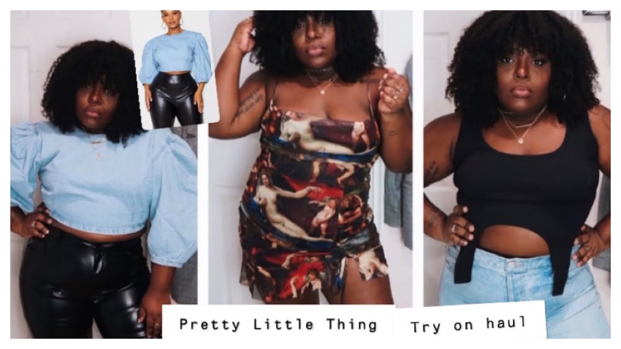 Pretty Little Thing Tryon haul (plussize) Fall 2020 - YouTube