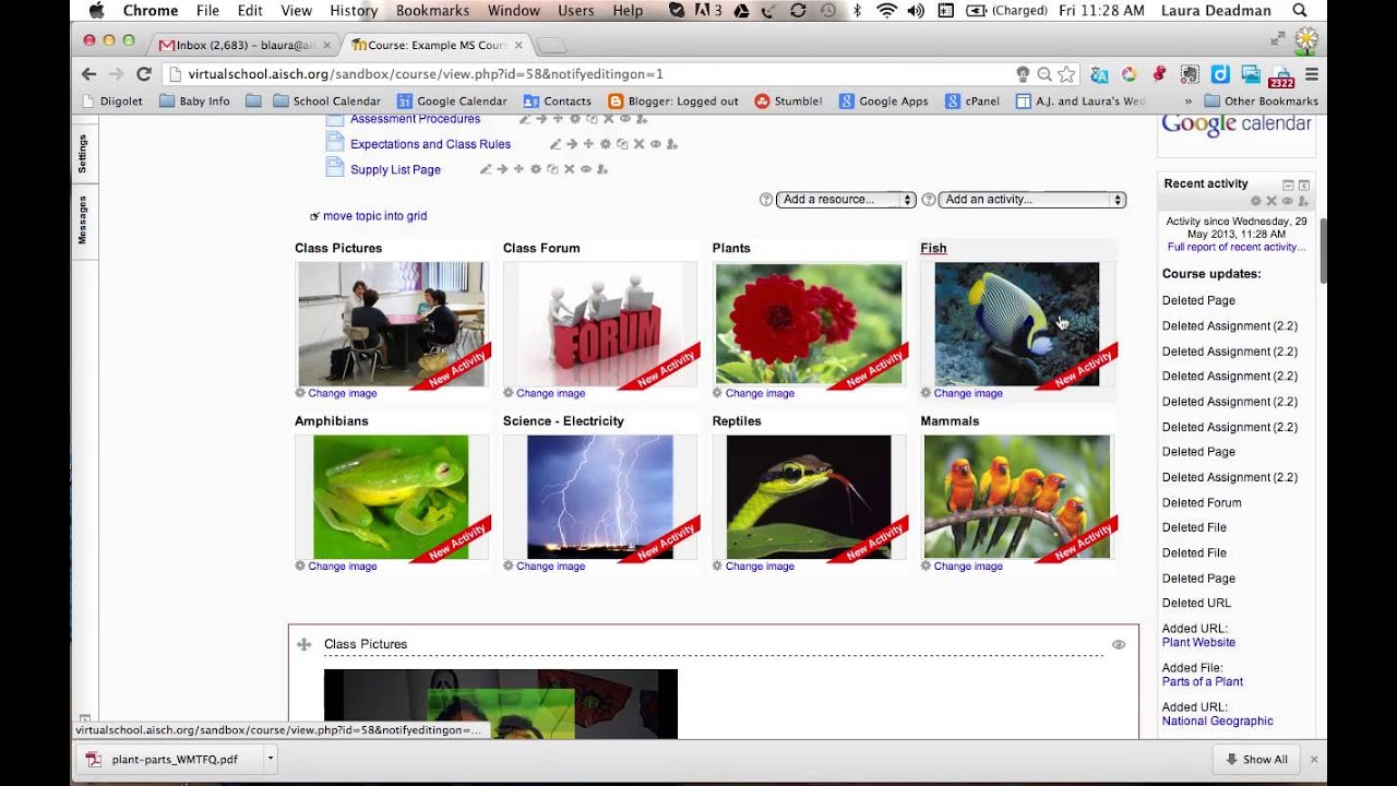 Grid View : Moodle 2.4 - YouTube