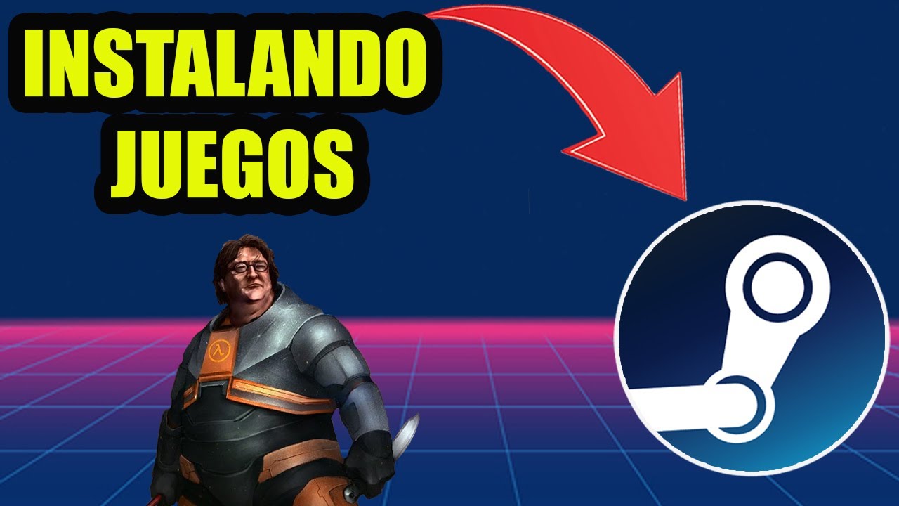 COMO INSTALAR JUEGOS EN STEAM - YouTube