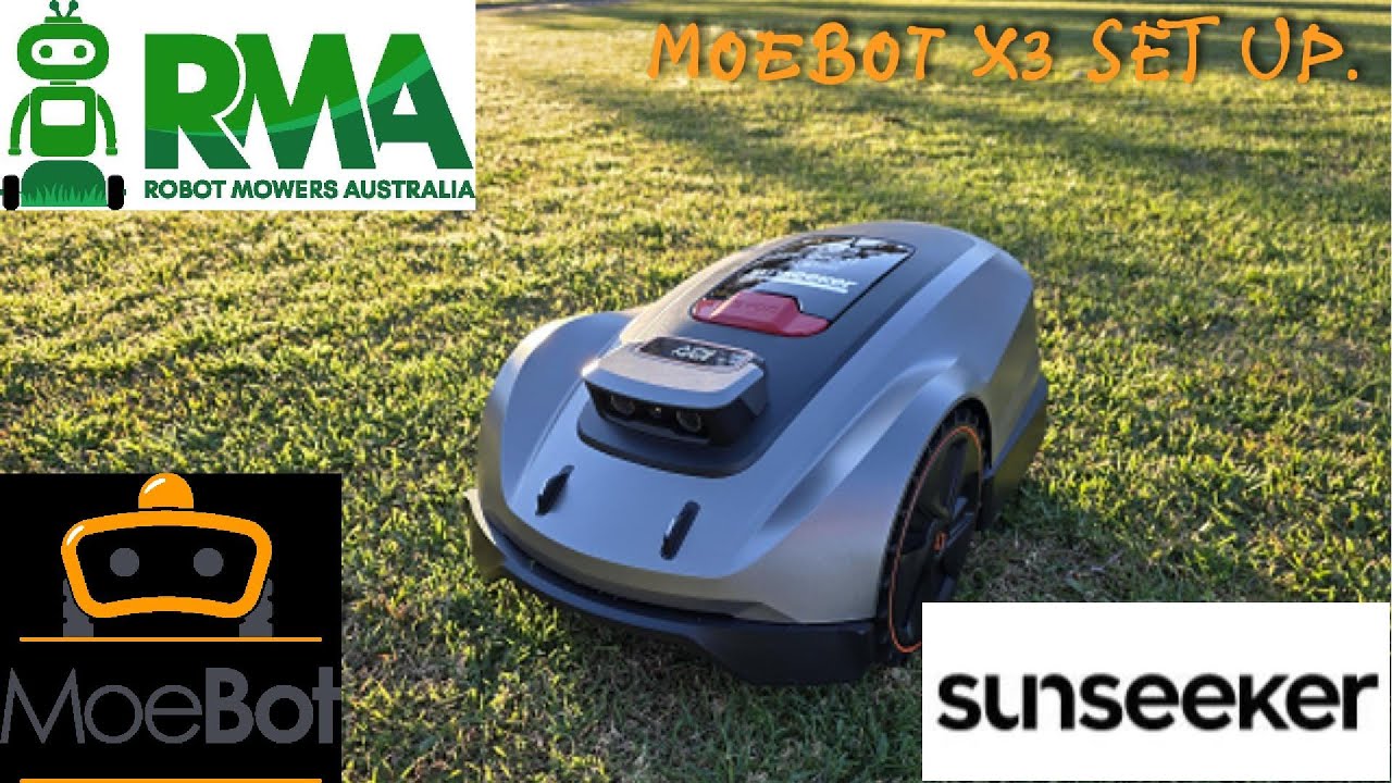 MoeBot X3 Set up and mapping - Robot Mowers Australia
