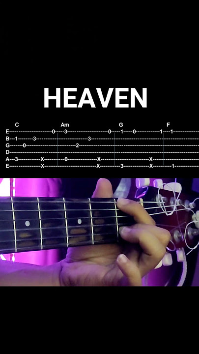 Bryan Adams - Heaven (Guitar Tabs) (Guitar Fingerstyle Tutorial)
