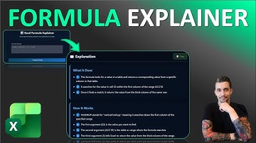 Excel Tips - AI Formula Explainer Tool | Free | Explain Complex Excel Functions