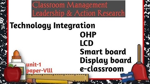 Technology Integration explained by Namita