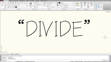 Divide - AutoCAD Commands
