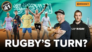 Should rugby take money from Saudi Arabia? The Senior Vice President of Finance at LIV Golf joins us