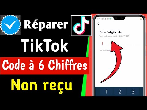 Correction du code à 6 chiffres Tiktok non reçu || Code de vérification Tiktok non envoyé