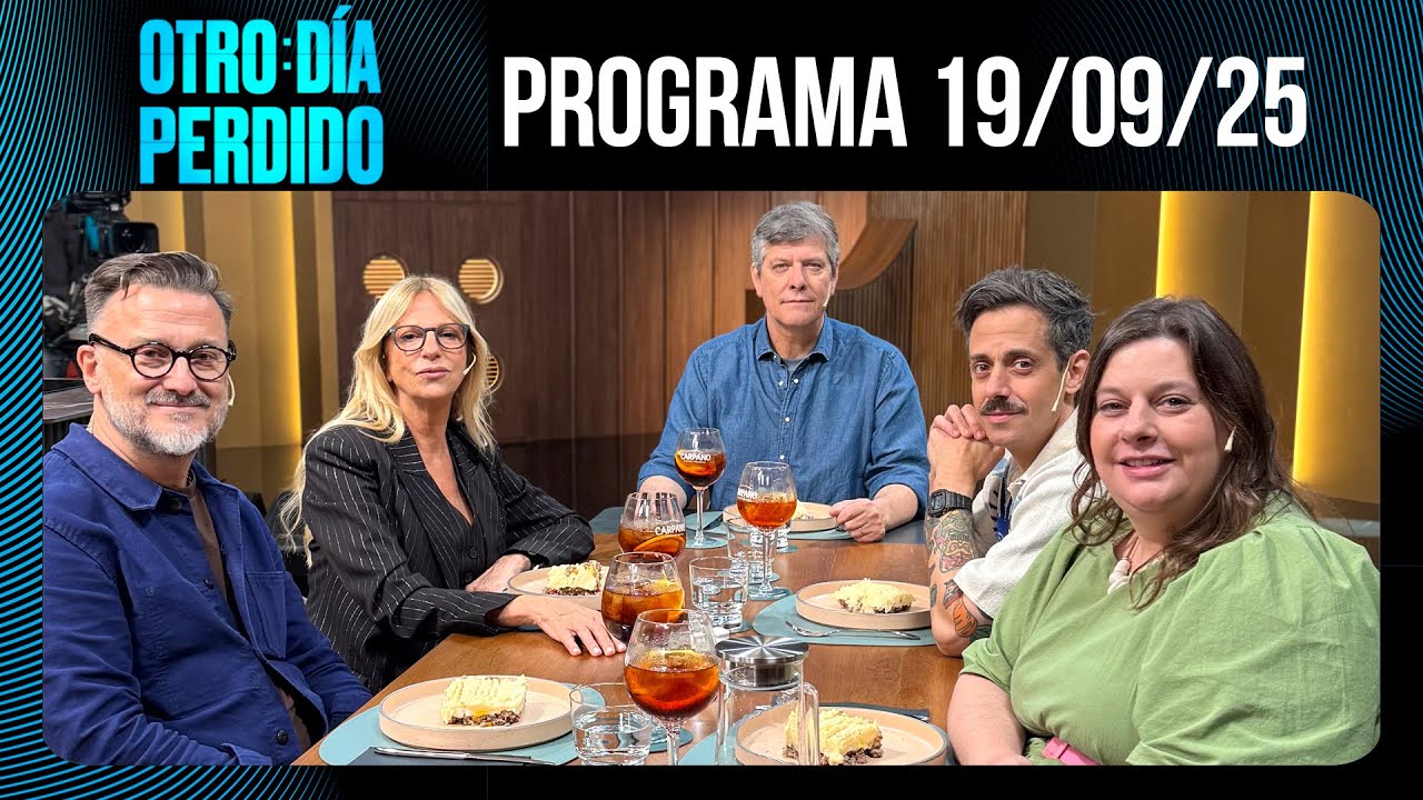 OTRO DÍA PERDIDO - Programa 19/09/25 - EXAMEN DE COCINA PARA PERGOLINI: CLAUDIA FONTÁN Y FER TROCCA