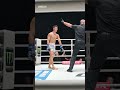 リウ・メンヤン🇨🇳が野杁正明🇯🇵から右ストレートでダウンを奪取🥊💥