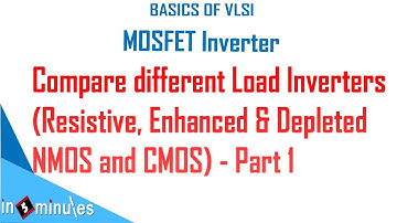 Module2_Vid34_Compare different load Inverter- Resistive, Enhanced and Depleted NMOS and CMOS part 1